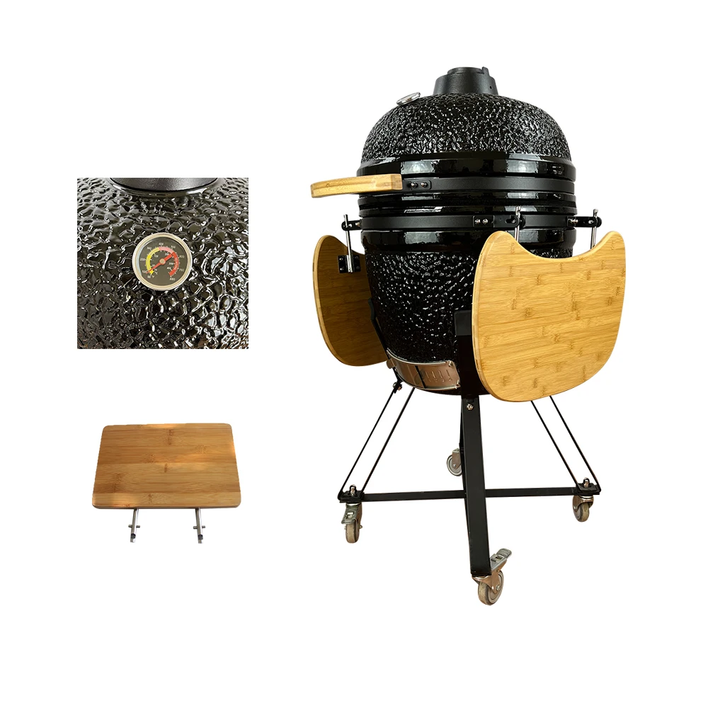 Auplex Garden Barbecue Ceramic BBQ komodo Joe 21 Inch Egg Kamado frame grill bbq outdoor