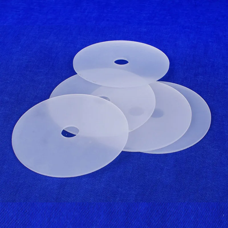 High precision custom machined quartz flanges quartz parts