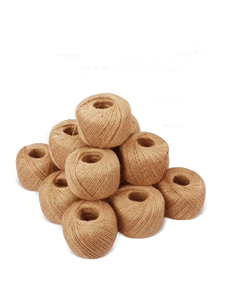 Roll hemp rope, the length can be customized size 1 mm to 15 mm
