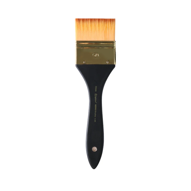Giorgione Professional G-288 Multi Size Flat Shape Purdy Paint Brushes Artist Painting Brush With Wooden Handle