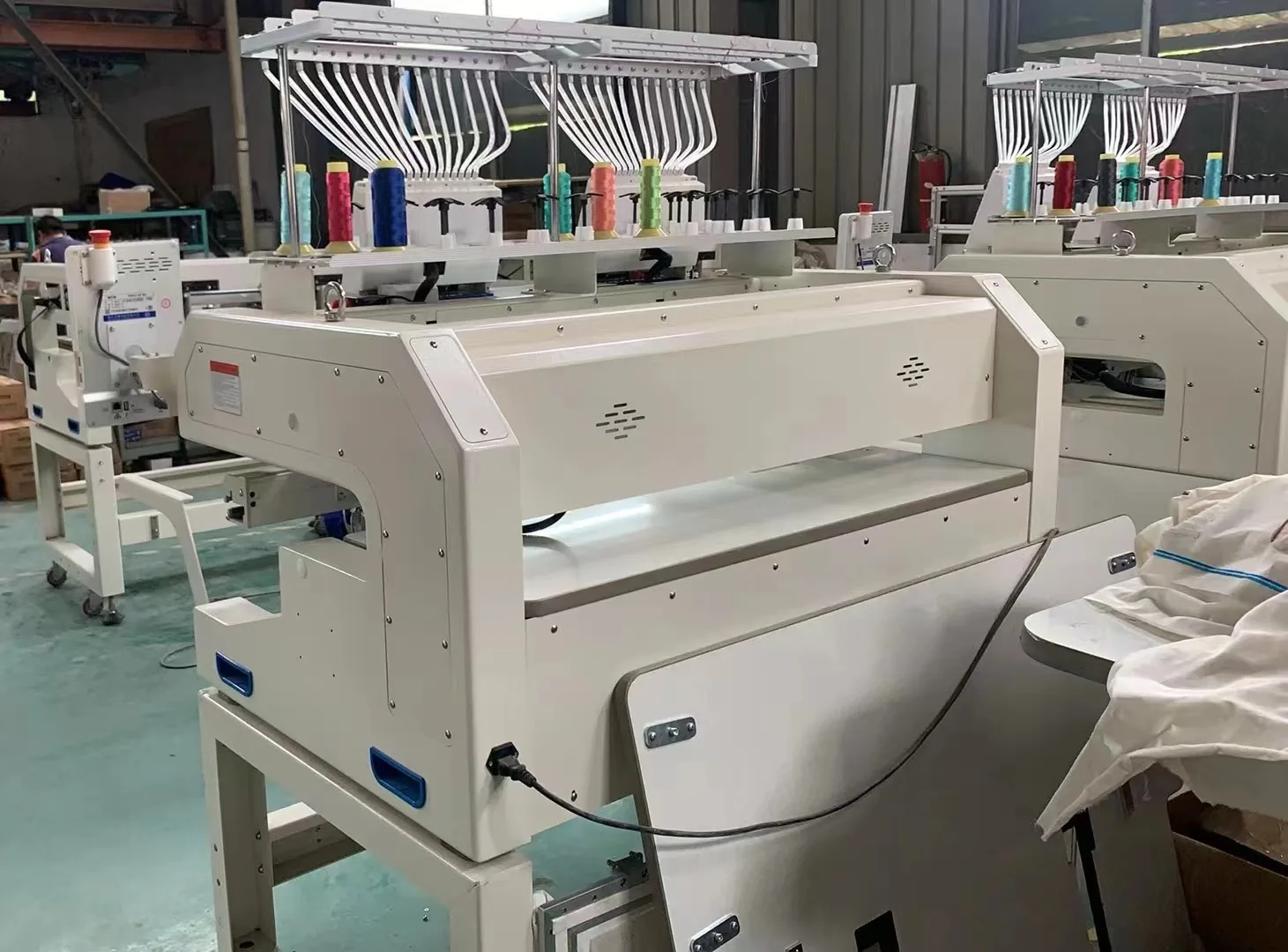 JK1202 Industrial Single Head Automatic Embroidery Sewing Machine Computerized Retail Printing Shops New Motor cap machine