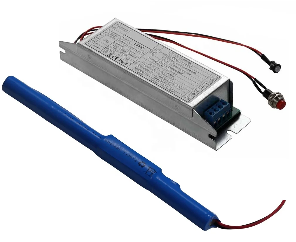 High quality sale emergency driver Li-ion Battery 7.4V/2.2Ah Non-maintained(Auto-test) Steel Casing 3 years Warranty