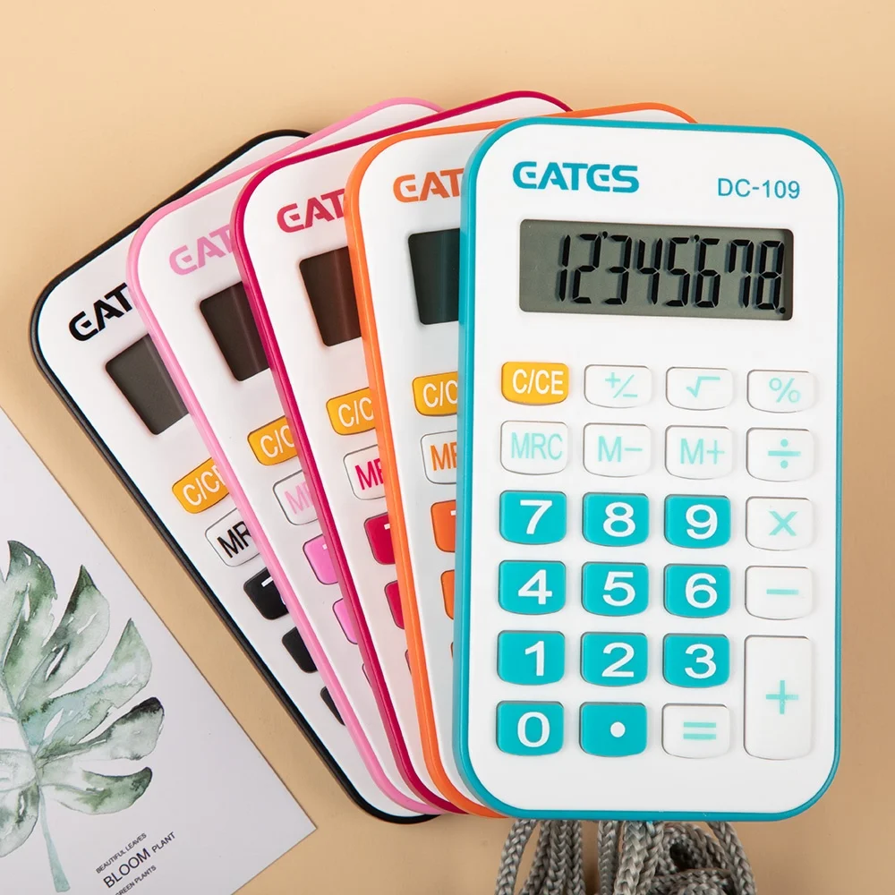 Factory Direct Sale Cheap Colorful Small Pocket Calculator For Office and Children
