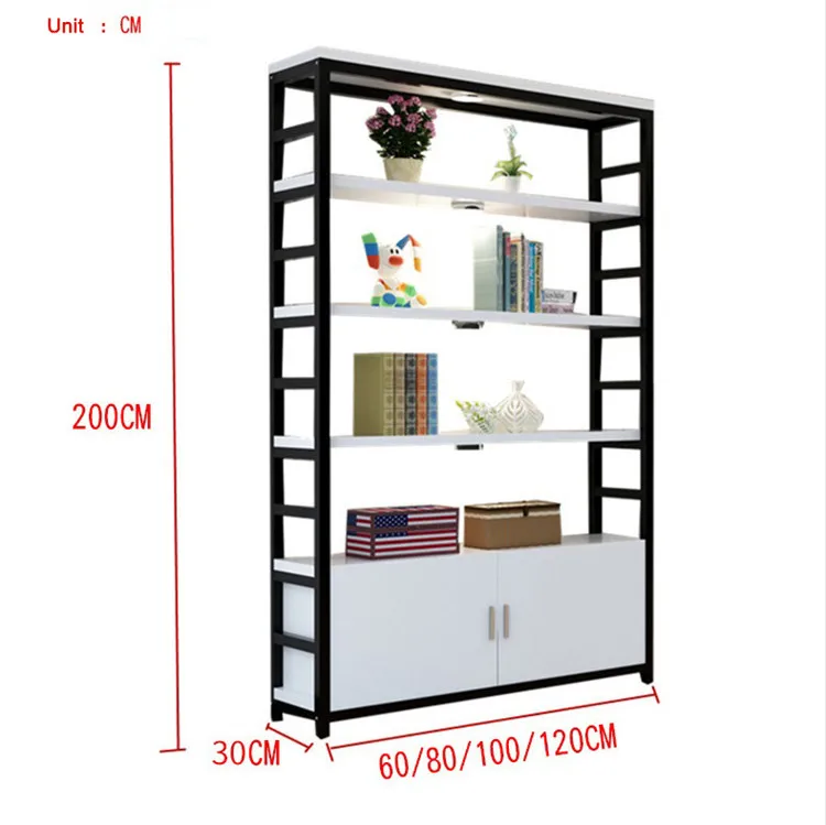 Wooden Book Shelf & Display Cabinet For Sale