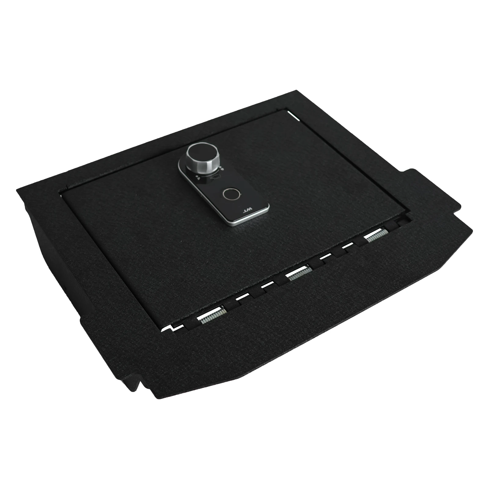 Fingerprint Car Gun Safe Console Vault Compatible with 2022 Dodge RAM TRX, Vehicle Security Gun Storage.