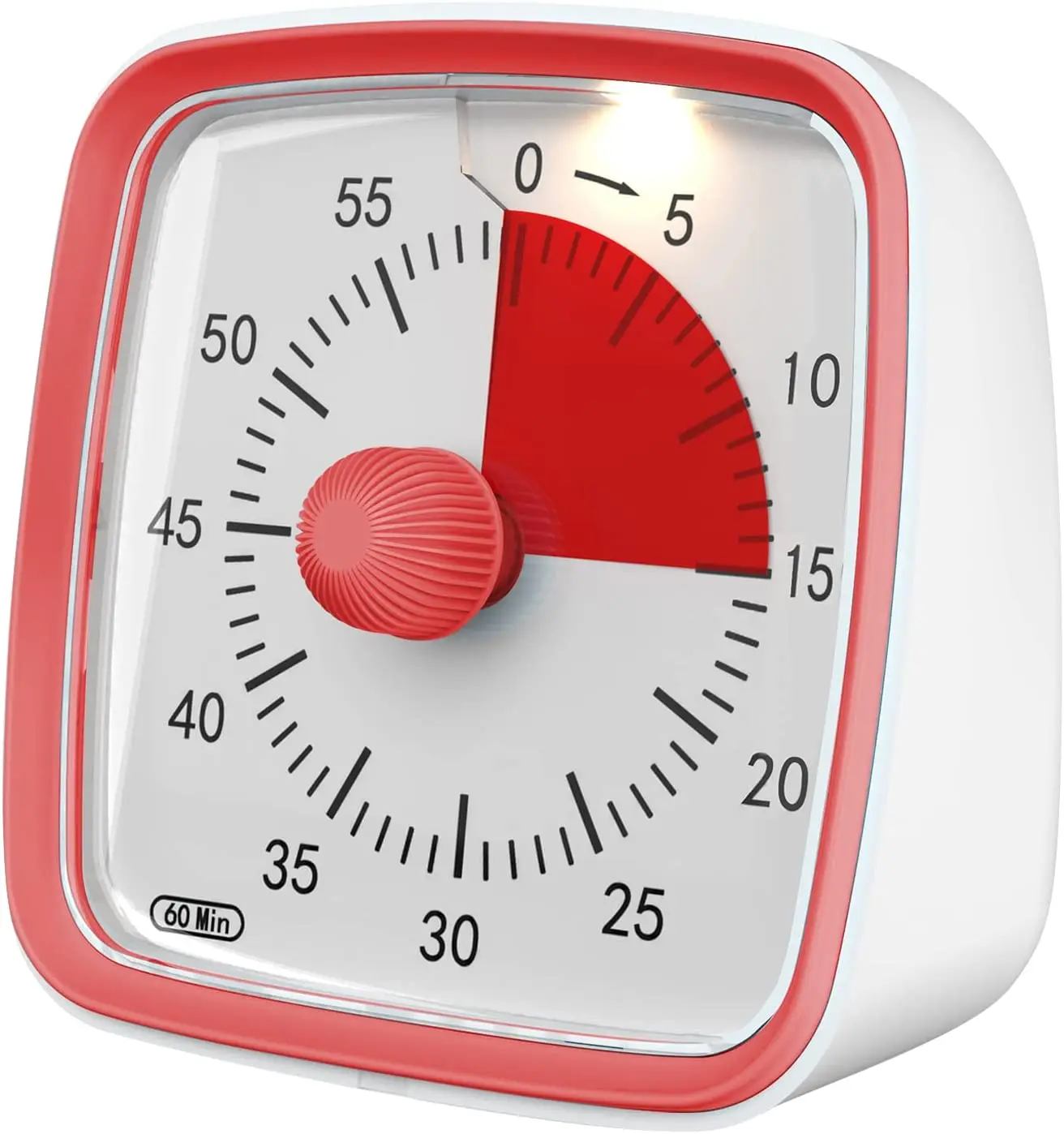 2022 New Arrival Yunbaoit Visual Timer with Touch Control Night Light 60-Minute Countdown Timer for Home, School, or Work