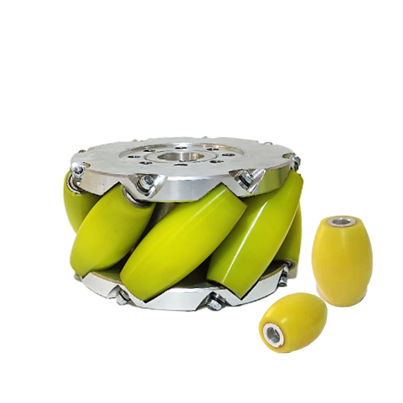 Industrial grade heavy-duty 24 inch mecanum wheel AGV trolley 360 degree rotating mecanum wheel