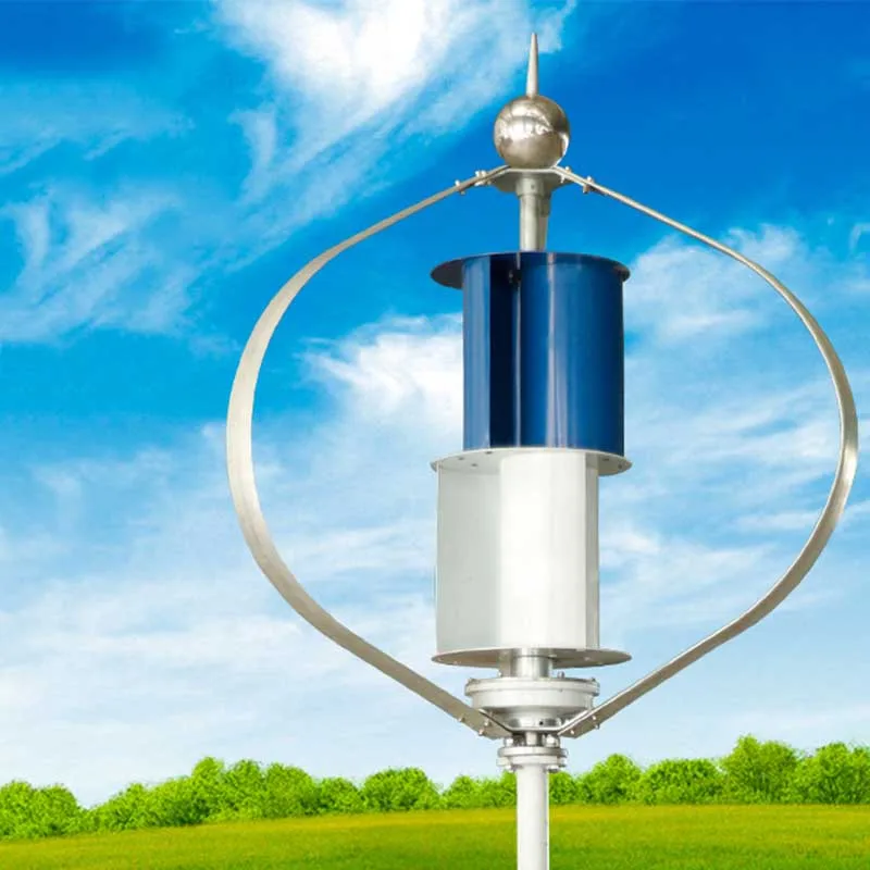 Vertical Axis Wind 300w Marine Complementary Generator For Landscape Scenery Street Lights
