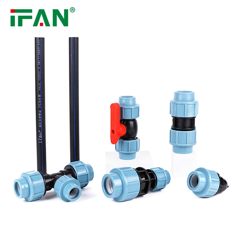 IFAN Wholesale Price Plastic Water Pipe Polypropylene 20-110Mm PP Connect Poly HDPE Pipe Fittings