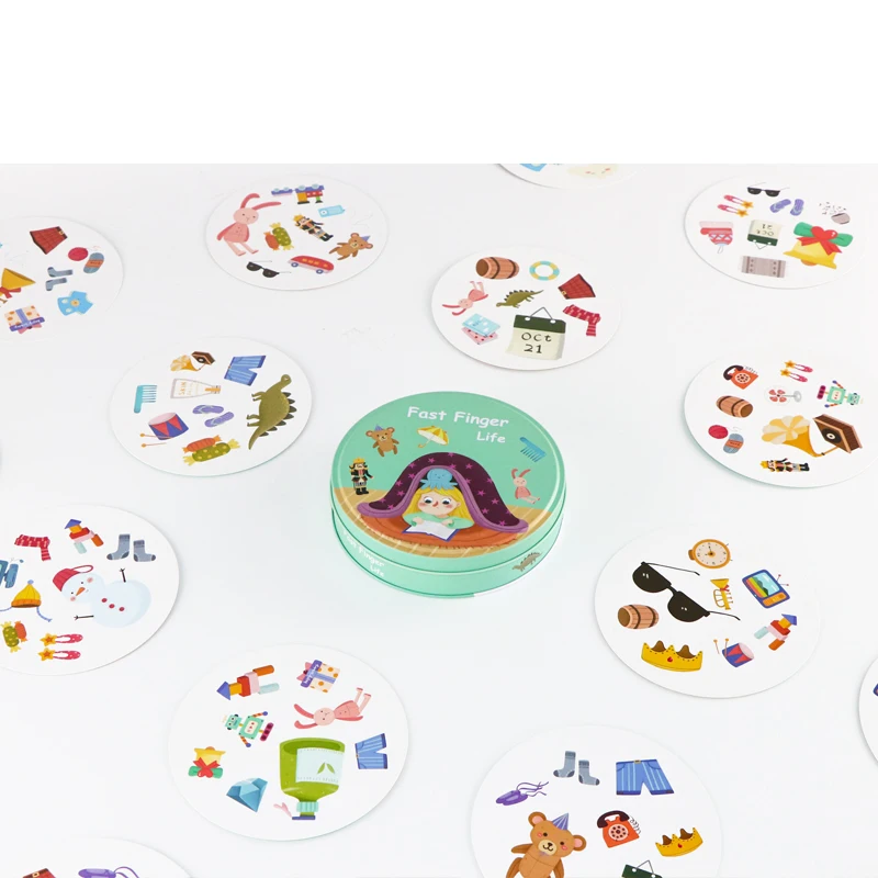 Быстрое сочетание быстрых пищевых карт 2D головоломки игрушки для обучения, живая Интерактивная атмосфера для расслабления ребенка