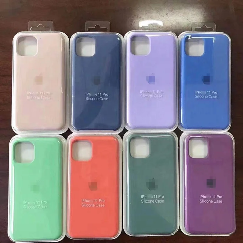 Hot selling rubber silicone phone case for iphone 13 Pro 12 11 XSmax shockproof with logo liquid silicon phone cases