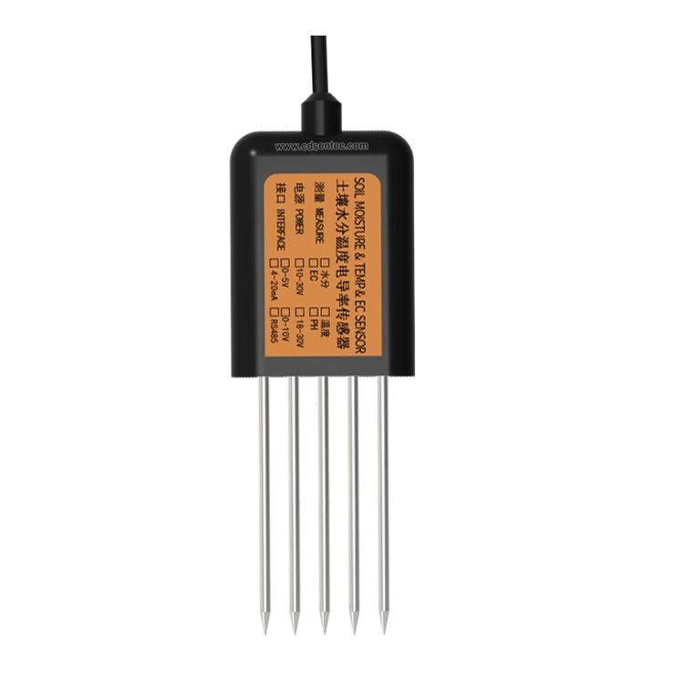  Сельскохозяйственные RS485 4-20mA выход 3-сторонний зонд NPK и PH датчик влажности почвы