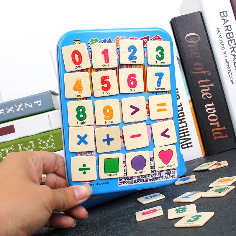 
Math Skill Boosting Educational Toy Box Counting Stick for Toddlers Multi Function Iron 2 to 4 Years Unisex EN71 