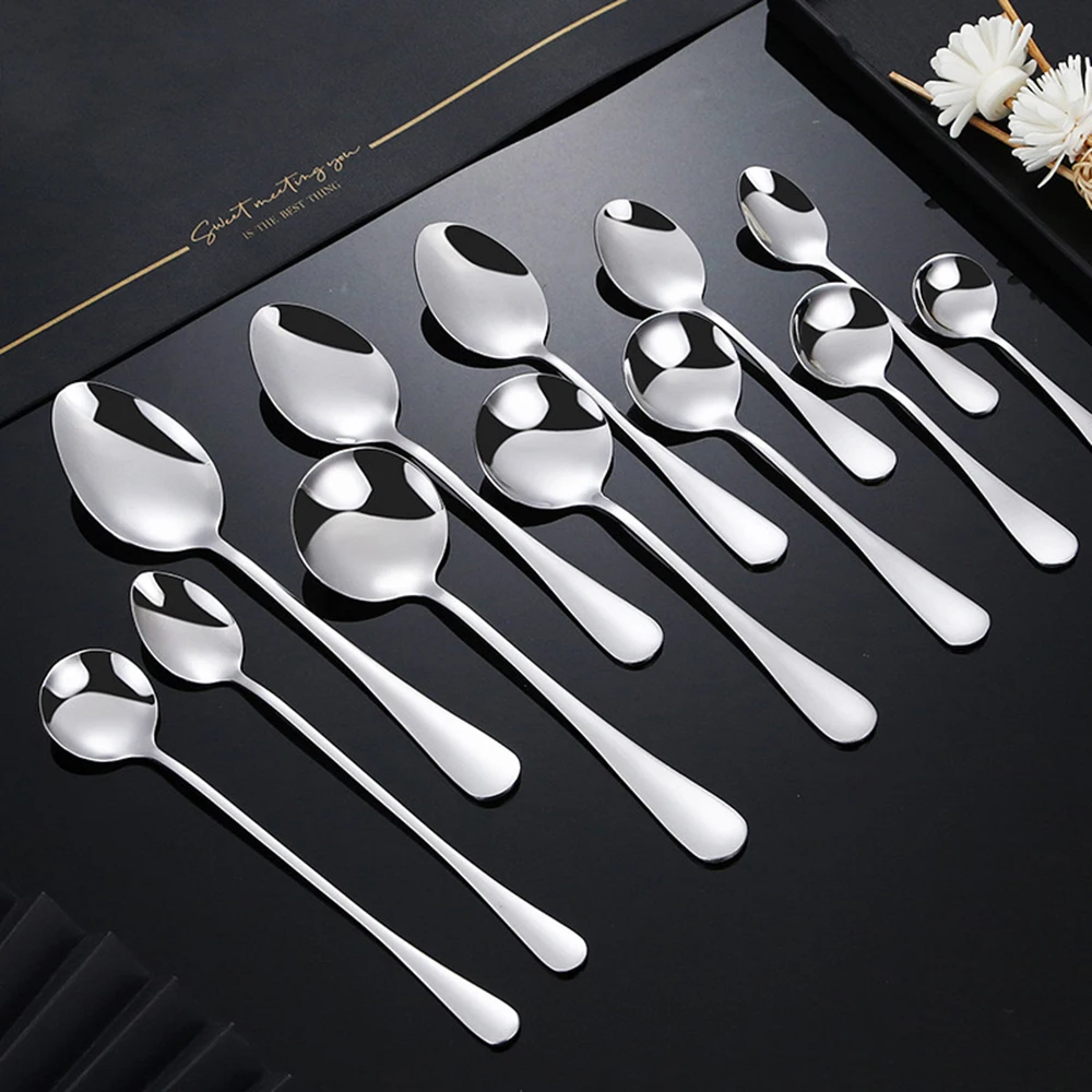 Factory Direct Selling 1010 Flatware Set Knife Fork Spoon and Tea Spoon 18 pcs Stainless Steel 430 Tableware Set