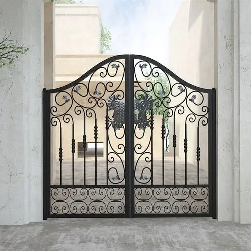 BX latest main gate designs wrought iron driveway swing gate