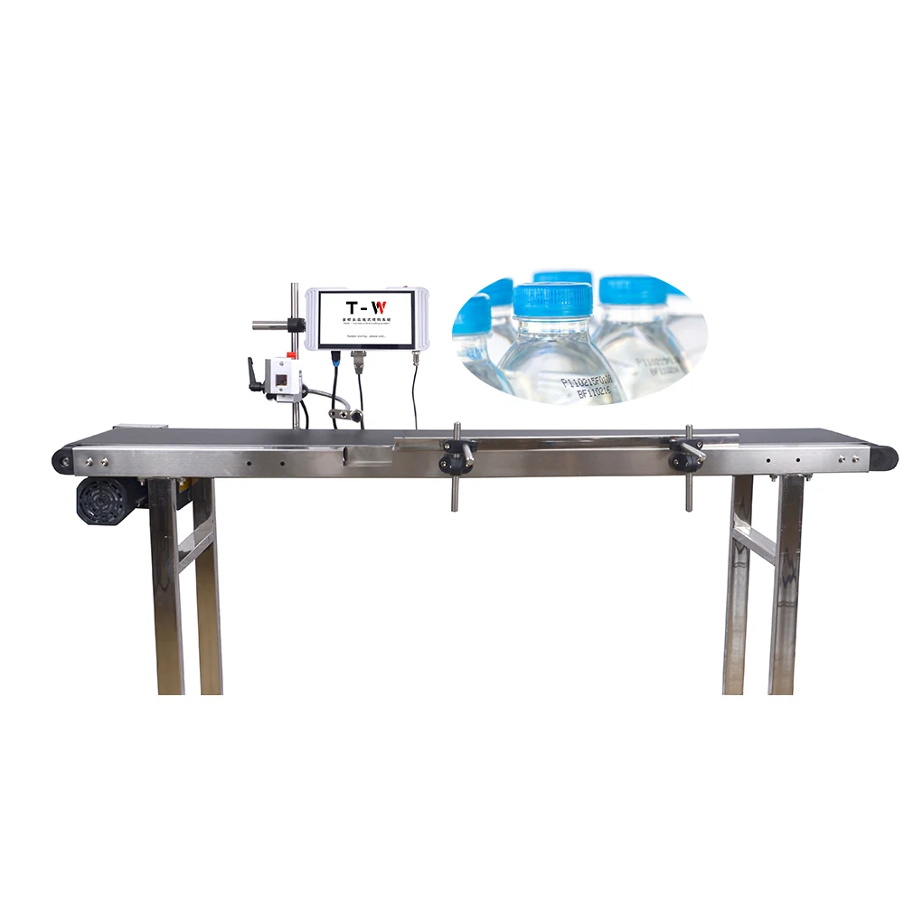 Automatic Continuous Online TIJ Thermal Inkjet Printer for Wood Floor Logo Date Batch