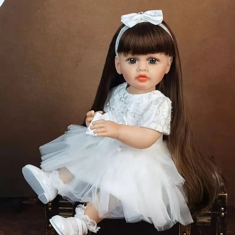 Wholesale handmade baby princess dress doll realistic reborn dolls can bath toy for kids playmate
