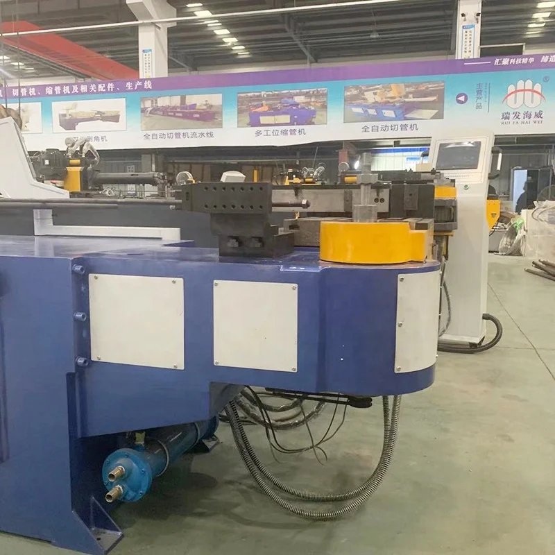 New designed semi-automatic hydraulic pipe bender for automobile exhaust pipe bending machine steel bar bending machine