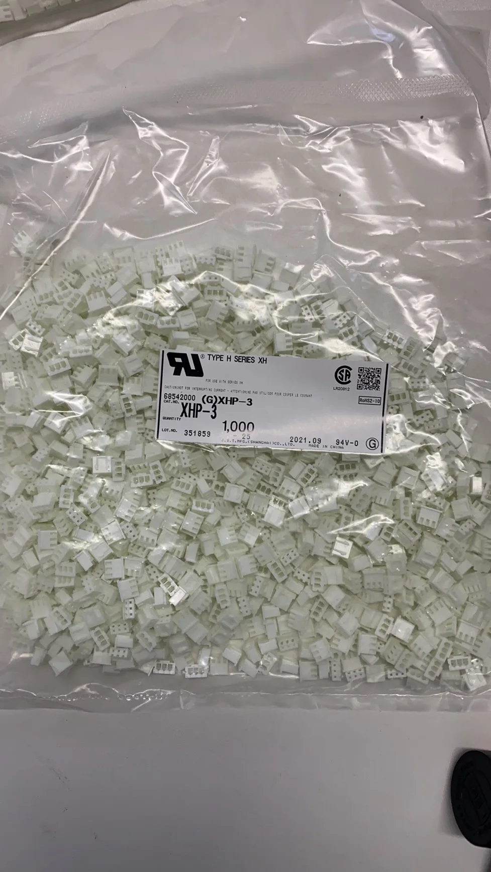 OEM ODM Wire Harness JST XH 2.54mm Pitch XHP-2 pin Male to Female connector Extension Wire Harness