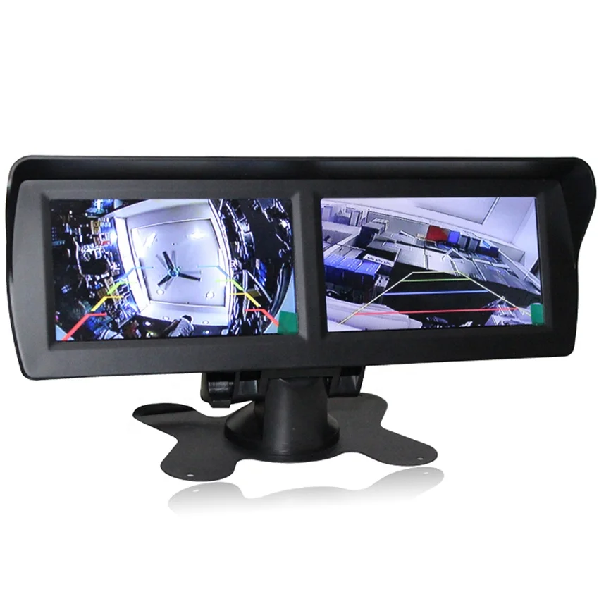 iPoster best-seller for Car truck 4.3inch Dual Screen Display 2 Split Car Reverse backup  Monitor