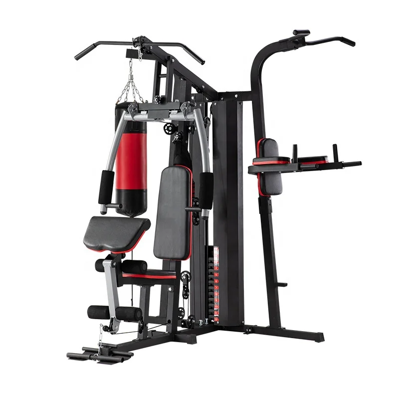 Home Trainer Body Building fitness multi gym mutli functional trainer 3 Station Multi Gym machine