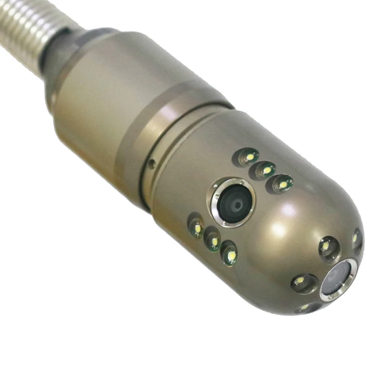 8' LCD 45mm push drain camera to inspect pipes drain sewer camera inspection DVR control 60m