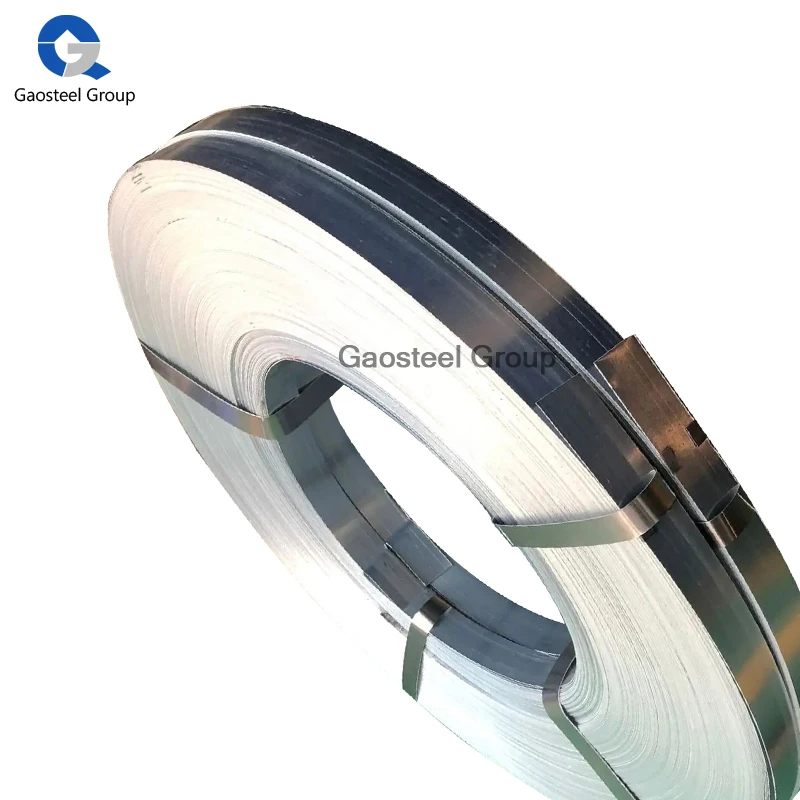 White steel strapping 0.9*32mm galvanized metal band steel fixing strap Metal strapping Galvanize steel strip
