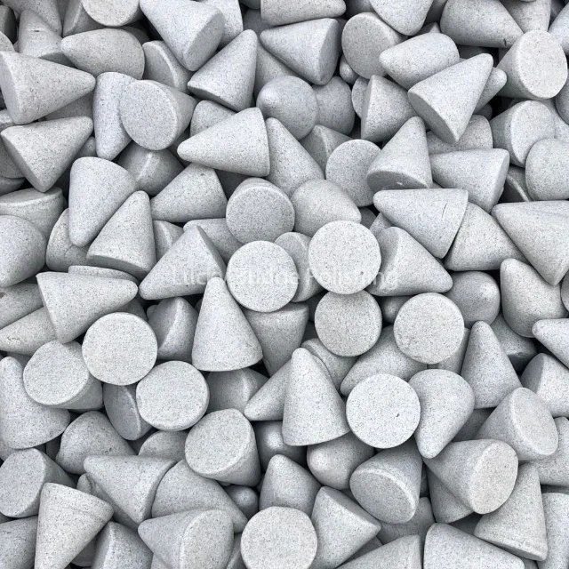 Polly Plastics Rock Tumbler Tumbling Media Grit Kit & Ceramic Filler Ceramic Deburring Media