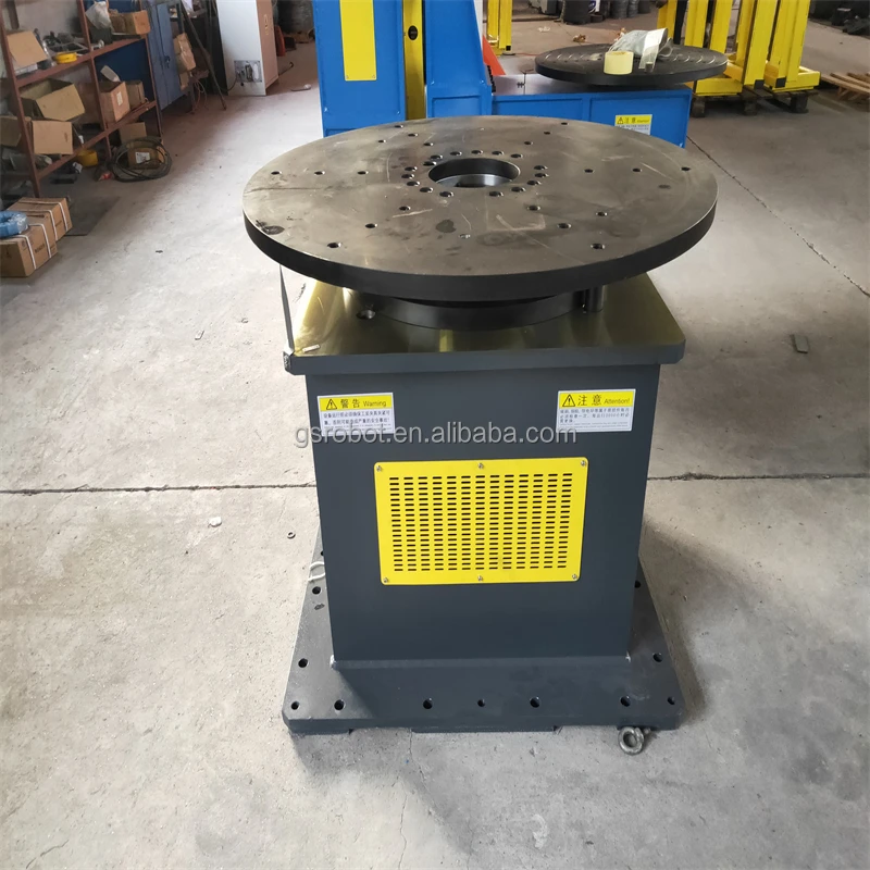 Efficient fully automatic electric controlled one axis platform type rotary table welding positioner