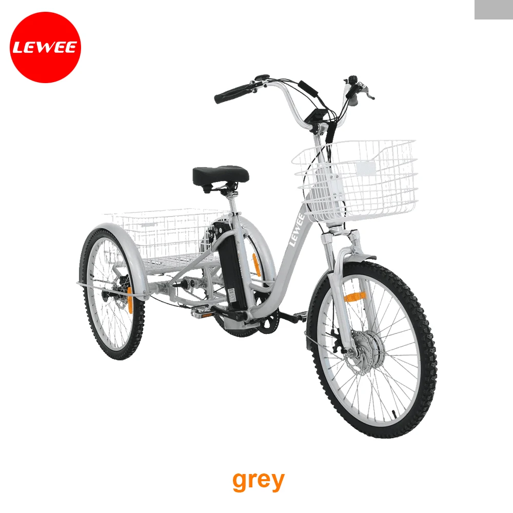 lewee 3 rodas triciclo 350w folding 3 rodas triciclo  com turn signals excelentes