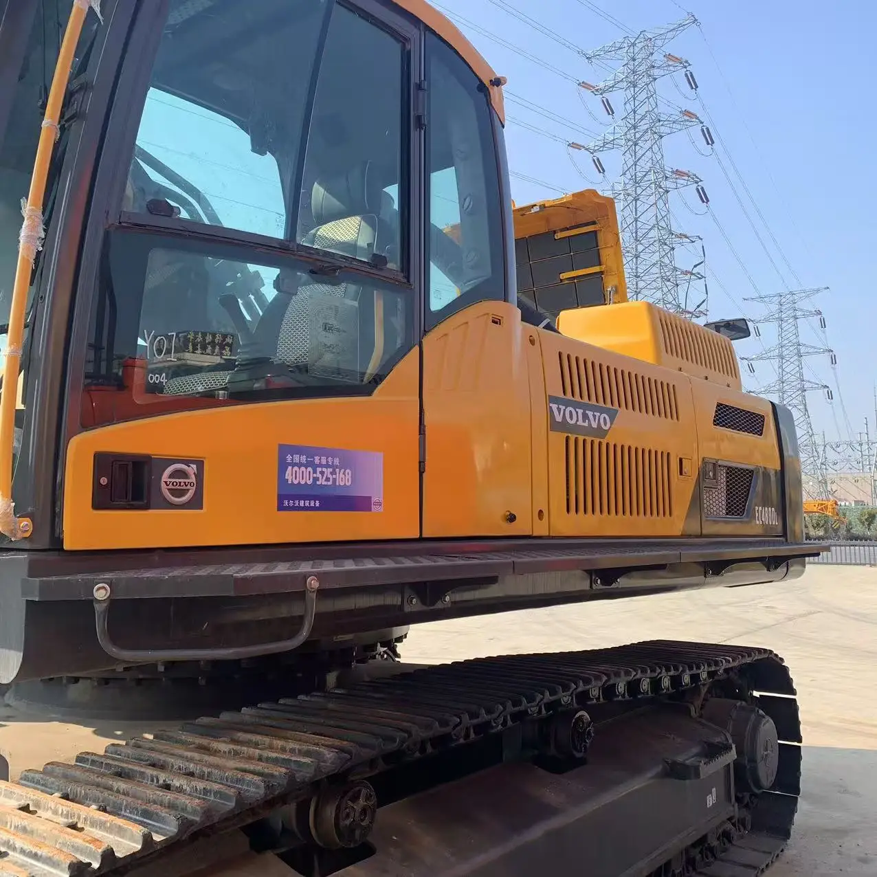 Original Used 48 Ton  Crawler Excavator Ec480dl for VOLVO 480 Secondhand VOLVO- Ec480dl Excavator For Sale
