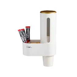 Kitchen Plastic Holder Disposable Paper Cup Dispenser
