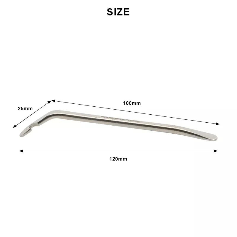 3PCS Quality Bicycle Tyre Lever Bike Metal Carbon Steel Tire Opener Crow Bar Cycling Curved Tyre Opener Repair Tools Durable