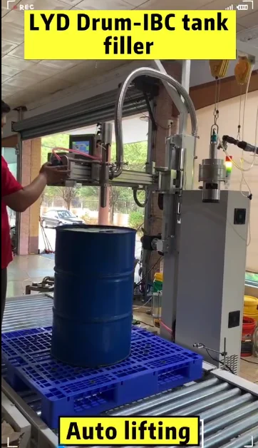 Bucket filling machine for 20L 200L 1000L Drum IBC container tank liquid Filling