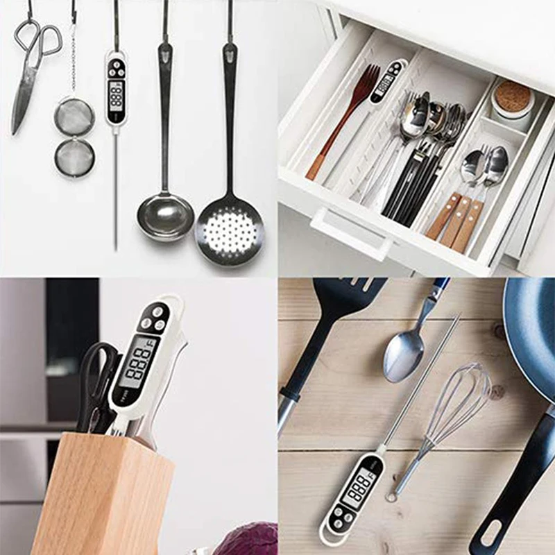 J&R Stainless Probe Pen-type Barbecue Tools TP300 Digital Food Turkey Meat Kitchen Thermometer for Water Milk Cooking