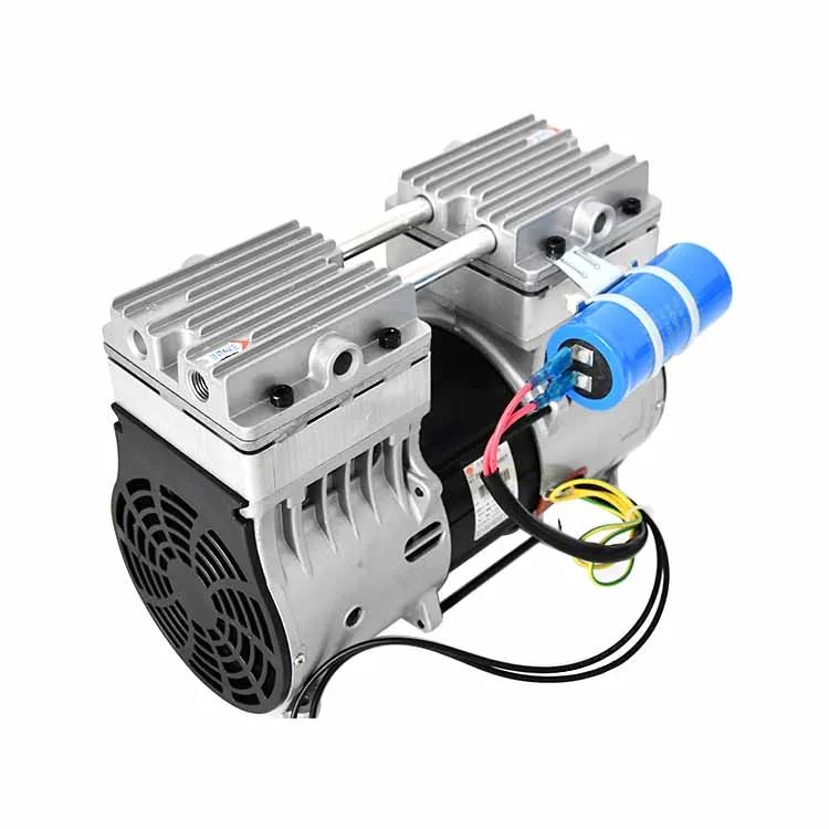 High Quality 220V 600W 160L/Min  Piston Pump Oilless silent Vacuum Pump For semiconductor automation equipment coating machine,