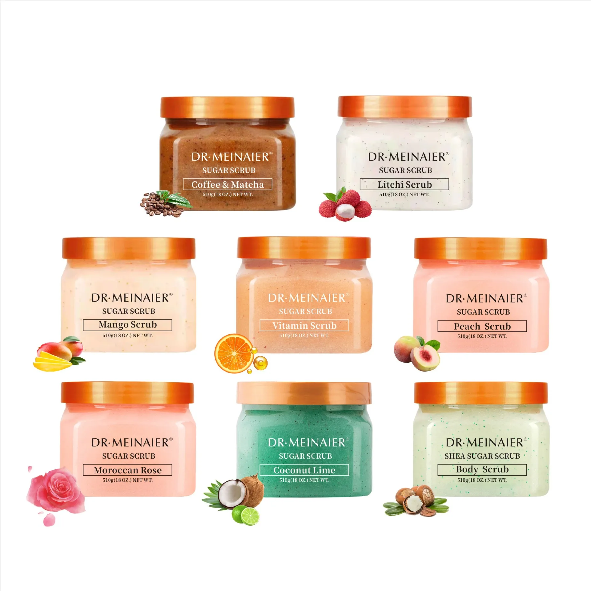 Natural Exfoliating Whitening Moisturizing Organic Fruit Watermelon Scented Dead Sea Salt Body Scrub