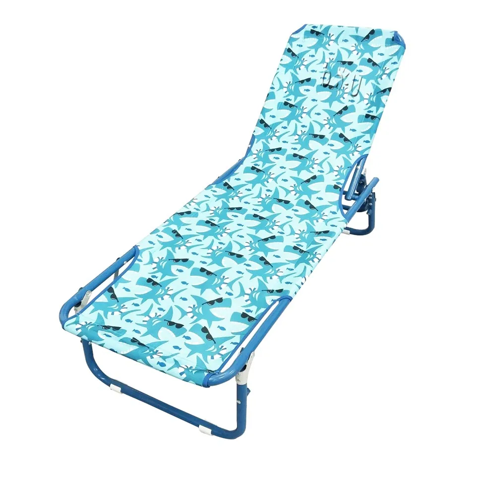 2024 Children Furniture Colorful Folding Sun Camping Beach Lounge for Kids