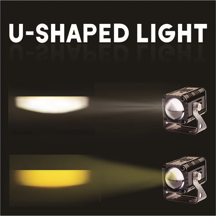 Senlo 4000LM 40W Moto Spotlight LED Driving Fog Spot Head Light Mini Driving Light for motorcycles Led