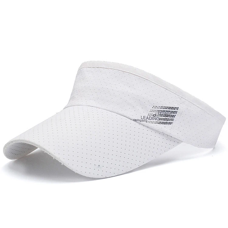 Custom Logo Sun Visor Hat Embroidery Print Empty Top Golf Visor Cap viceras deportiva para el sol viseira sunvisor