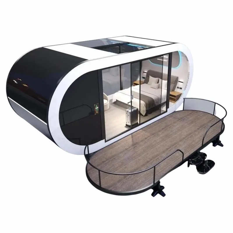 Outdoor Apple Cabin Mobile House, Homestay Activity Glass Container Home, Influencer Scenic Camping B&B Space Capsule