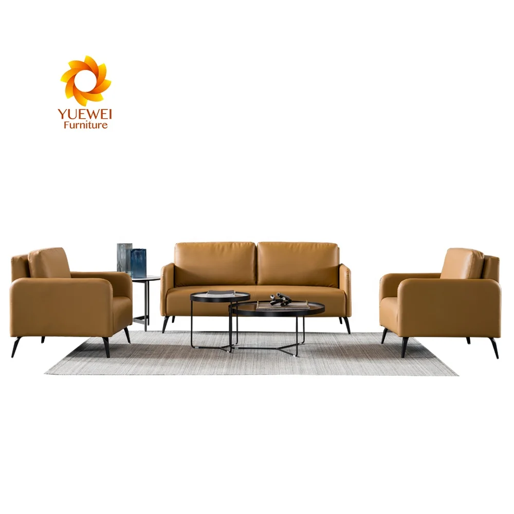 
Office Sofa Set Furniture Modern Leather Oem Customized Solid Wood European Frame Wooden 