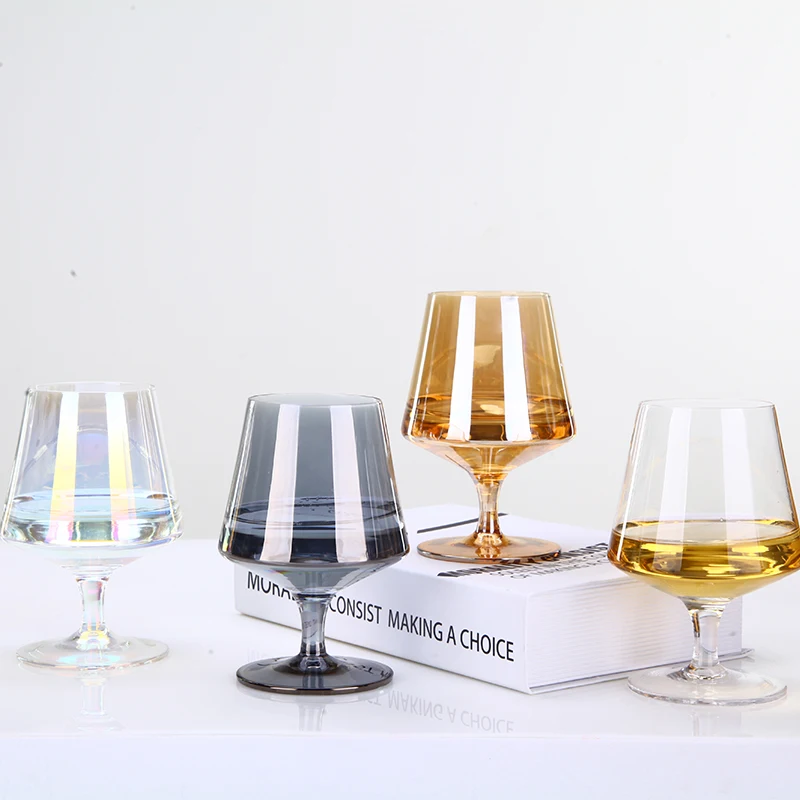 Brandy glass classic light luxury lead-free crystal wine glass for bar whisky glasses