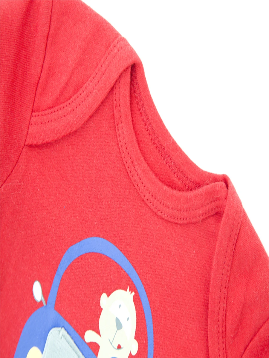 4 pics set romper+pant+hat+socks baby  short sleeve red top and gray pant clothing spring kids clothing set baby girl clothes