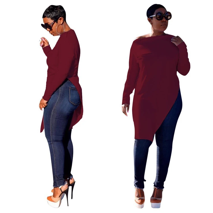 E91261  2019 casual women autumn coat plus size clothing solid color long sleeve O neck fleece fashion hot selling