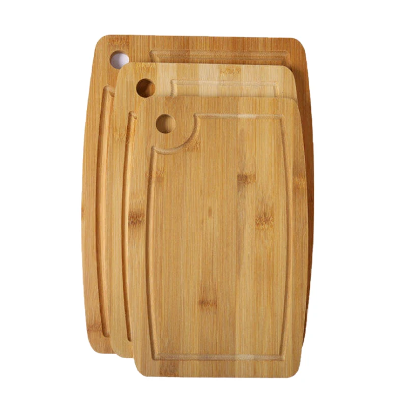 Custom Kitchen Natural Antique Bamboo Wood Cutting Board