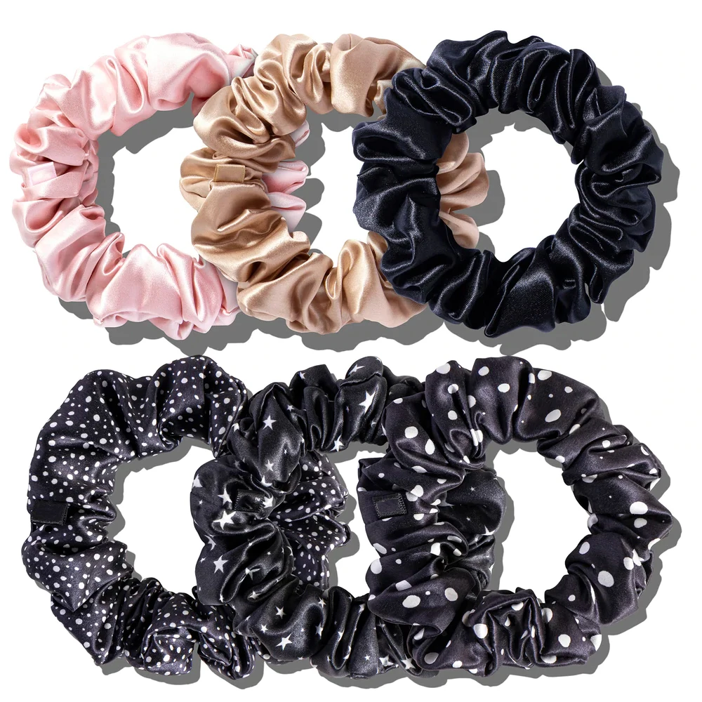 Hot Sale Wholesale Custom Mulberry Silk Hair Tie 1cm Real Silk With Custom Hair Scrunchies