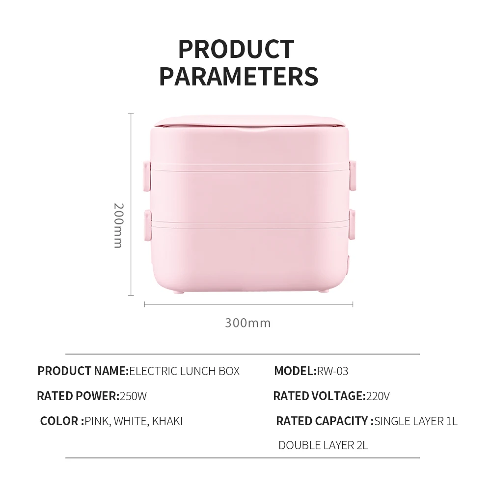 Factory Cheap Price Rice Warmer Mini Portable Electric Food Lunch Box