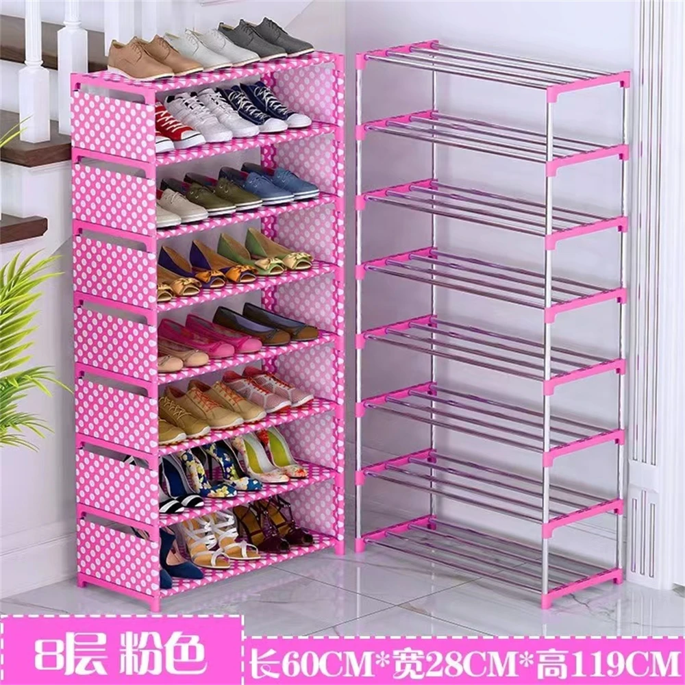 Modern Living Room Simple Metal Storage Shoe Display Racks