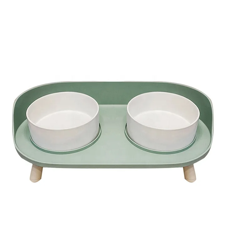 Environmentally Friendly Luxury Pet Bowl Ceramic With Stand